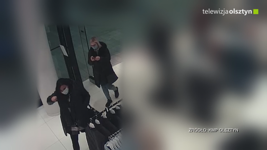 Kradzież ubrań z galerii