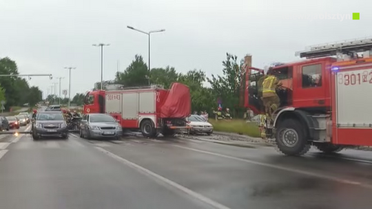 Kraksa w Olsztynie