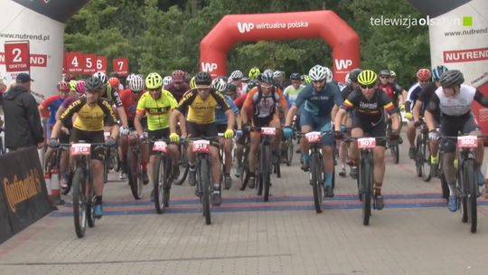 Krew i pot podczas maratonu w Olsztynie
