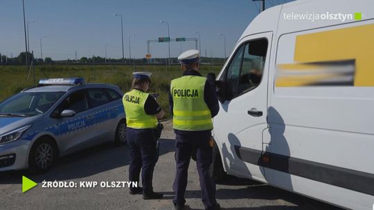 Kurierzy pod kontrolą warmińsko-mazurskiej policji