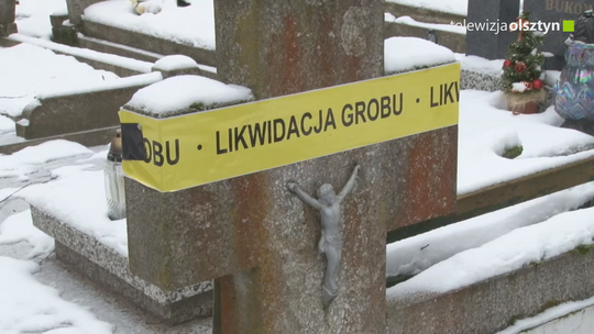 Likwidacja grobów na cmentarzu przy ulicy Poprzecznej oraz w Dywitach