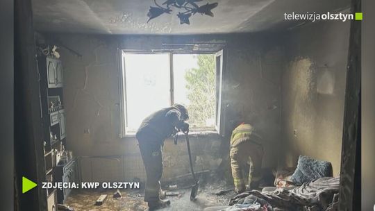 Mając prawie 3 promile podpaliła dywan w mieszkaniu partnera