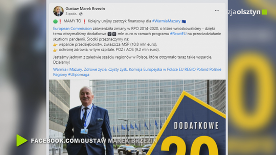 Mamy dodatkowe 20 milionów euro