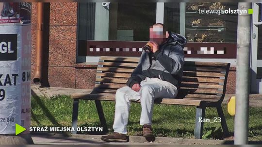 Mandaty za alkohol pod chmurką