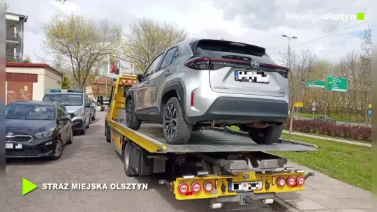 Mandaty za parkowanie na chodniku