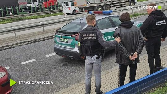 Migranci schwytani po pościgu