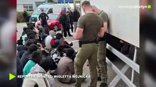 Migranci ukryci w chłodni