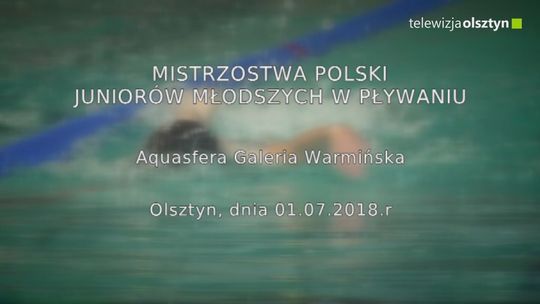 MISTRZOSTWA POLSKI JUNIORÓW MŁODSZYCH W PŁYWANIU