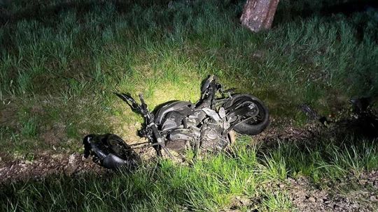 Młody motocyklista zginął na drodze. Wcześniej dostał ostrzeżenie