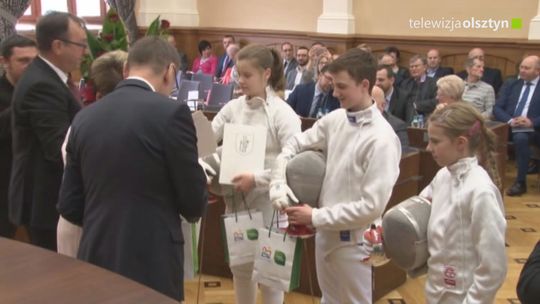 Młodzi szabliści uhonorowani