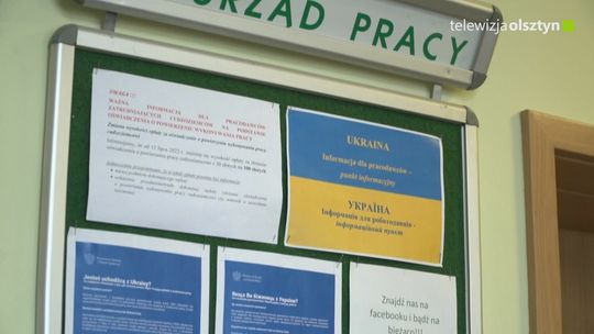 Mniej uchodźców szuka pracy