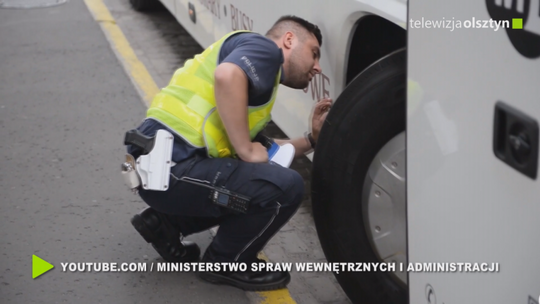 Mobilny punkt kontroli autokarów