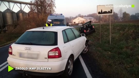Na DK nr 53 zderzyły się dwa samochody