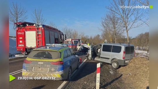 Na drogach powiatu piskiego nowy tydzień rozpoczął się od dwóch groźnych wypadków