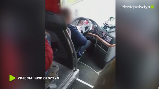 Nieodpowiedzialne zachowanie kierowcy autobusu