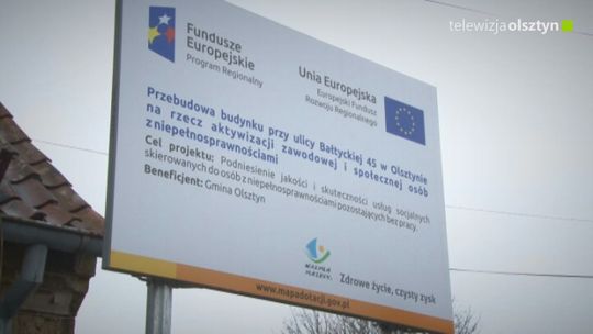 Niepełnosprawni zyskają nowe miejsce Terapii Zajęciowej.