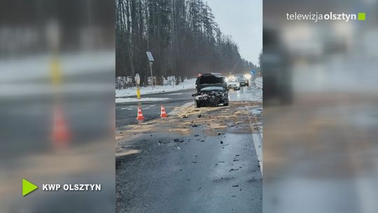 Niezachowanie bezpiecznej odległości przyczyną kolizji