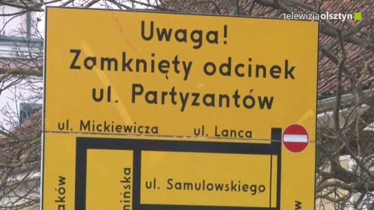 Niskie temperatury opóźnią wprowadzenie zmian na ul. Partyzantów