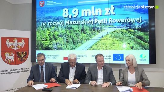 Nowa ścieżka na Mazurskiej Pętli Rowerowej