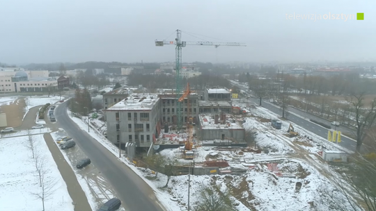 Nowa siedziba UWM rośnie jak na drożdżach 