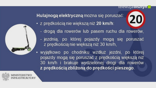 Nowe przepisy dla hulajnóg elektrycznych