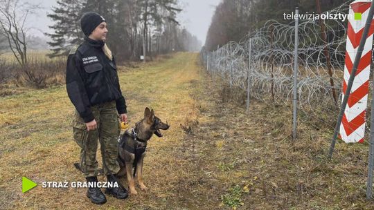 Nowe psy wzbogaciły Warmińsko-Mazurski Oddział Straży Granicznej
