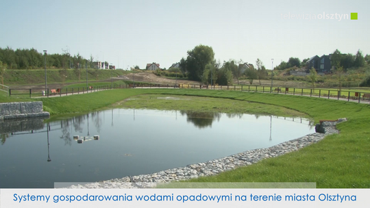 Nowe zbiorniki retencyjne w Olsztynie 