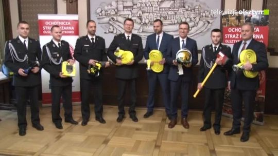 Nowy sprzęt ratowniczy trafił do strażaków – ochotników z Gutkowa