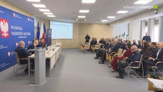 Odprawa roczna policjantów garnizonu warmińsko-mazurskiego