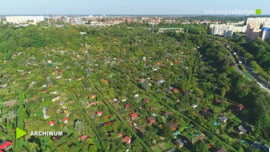 Ogrody działkowe pod okiem drona