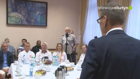 Olimpijczycy odwiedzili prezydenta Olsztyna