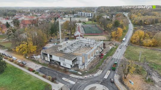 Olsztynek rozwija się dynamicznie – nowe rondo i hala sportowa zmieniają oblicze miasta