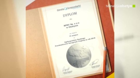Olsztyński MPEC jedną z najlepszych ciepłowni w Polsce 