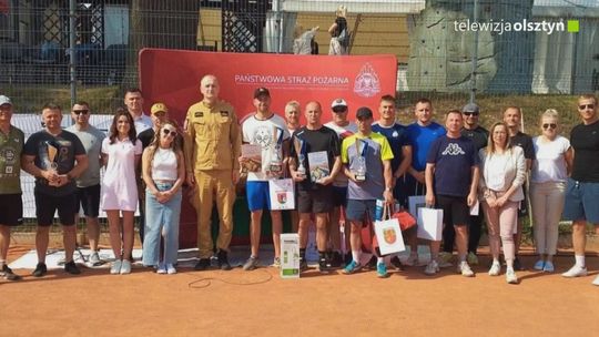 Otwarty Turniej Służb Mundurowych w Tenisie Ziemnym w Ostródzie