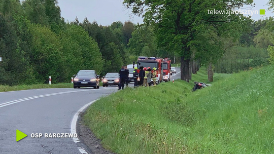Pechowe miejsce na DK 595 
