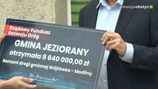 Pieniądze na remont drogi w gminie Jeziorany