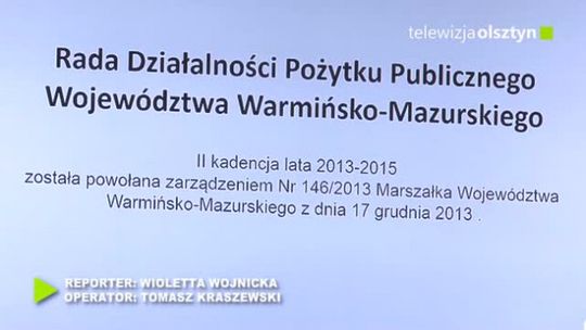 Pierwsze posiedzenie Rady Pożytku
