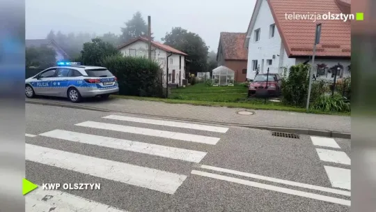 Pijany kierowca wjechał autem w dom