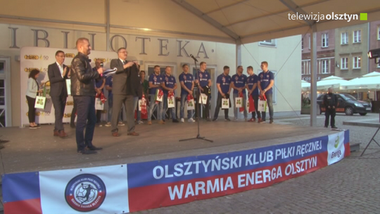 Piłkarze ręczni Warmii Energi Olsztyn zaprezentowali się kibicom 