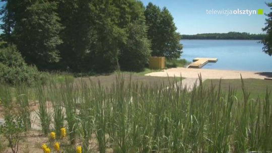 Plaża nad jeziorem Skanda już prawie gotowa 