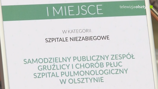 Po raz szósty Szpital Pulmonologiczny najlepszy w kraju