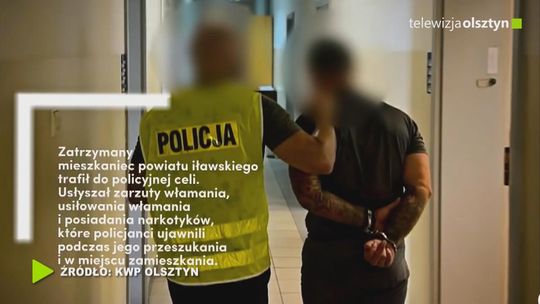 Podejrzany o serię włamań w rękach policji
