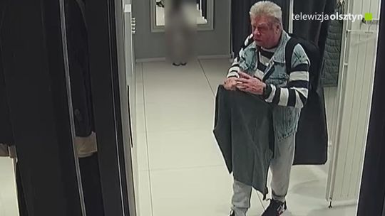 Policja szuka złodzieja ubrań.