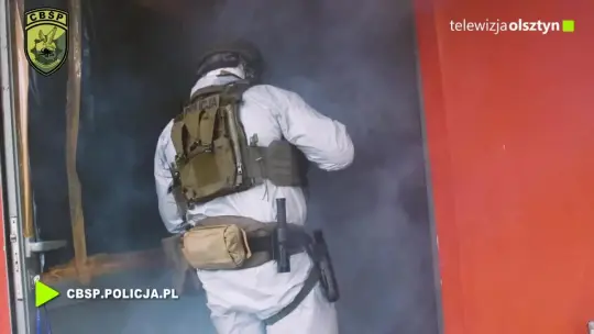 Policjanci ćwiczyli likwidację laboratoriów narkotykowych