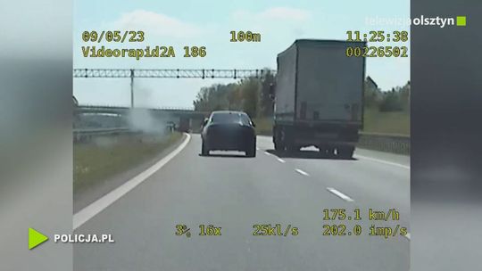 Ponad 200 km/h i bez uprawnień