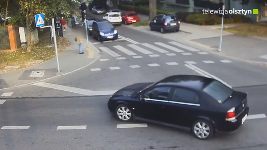 Pościg za pijanym kierowcą ulicami olsztyńskiego Zatorza