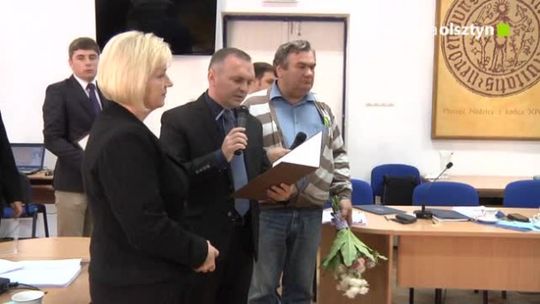 Poseł Lidia Staroń gościem XIII Sesji Rady Miasta w Nidzicy