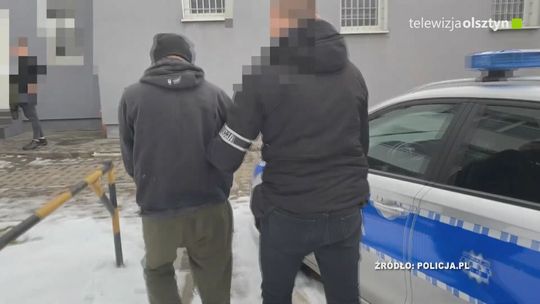 Poszukiwany listem gończym w rękach policji