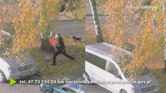 Poszukiwany sprawca zniszczenia auta