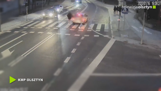 Potrącenie na przejściu dla pieszych